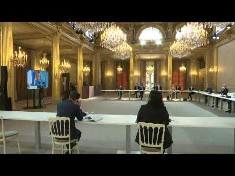 Macron, ministers take part in Franco-German Ministers' Council by videoconference