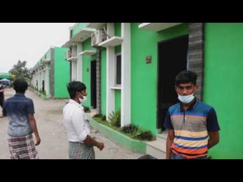 Rohingya refugees relocated from Indonesia's Aceh to Medan