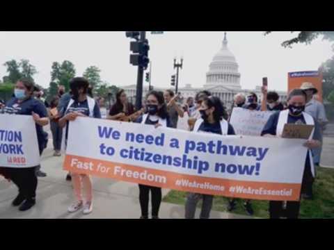 Protesters begin fasting in DC to pressure US administration to recognize immigrant siblings