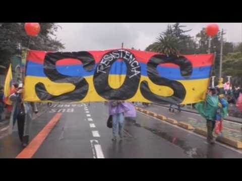 Colombia sees smaller crowds in new day of protest