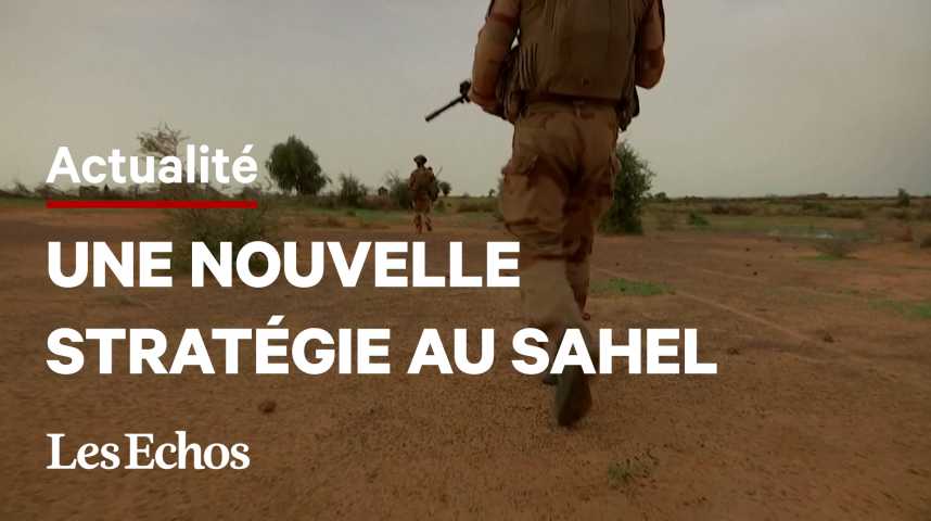 Illustration pour la vidéo Emmanuel Macron annonce la fin de l’opération Barkhane au Sahel
