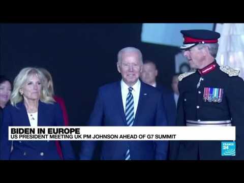 US President meeting UK PM Johnson ahead of G7 summit