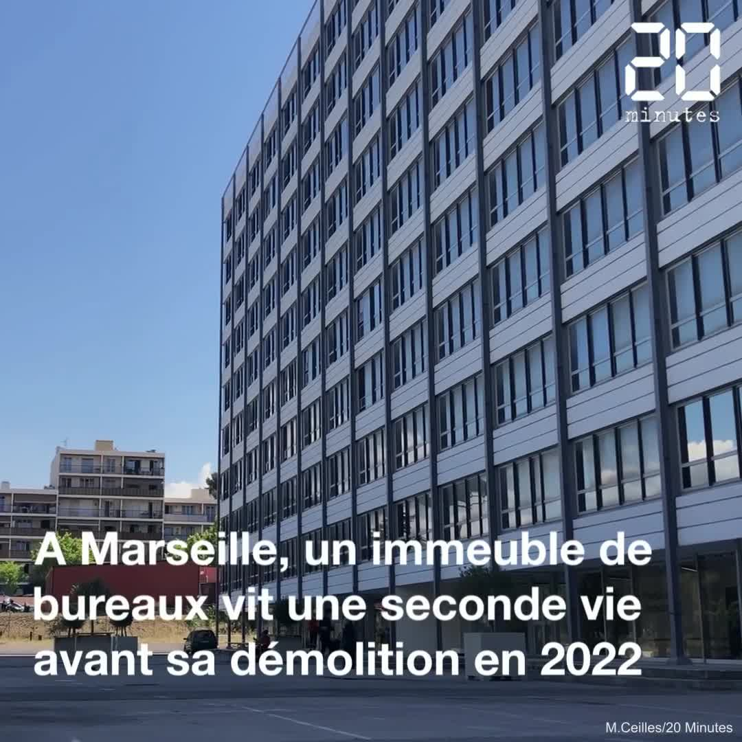 Marseille : Un immeuble de bureaux transformé en cité éphémère pour artistes