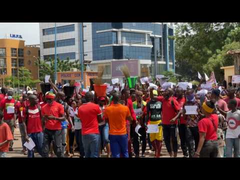 Malian supporters of M5-RFP opposition movement rally on first anniversary