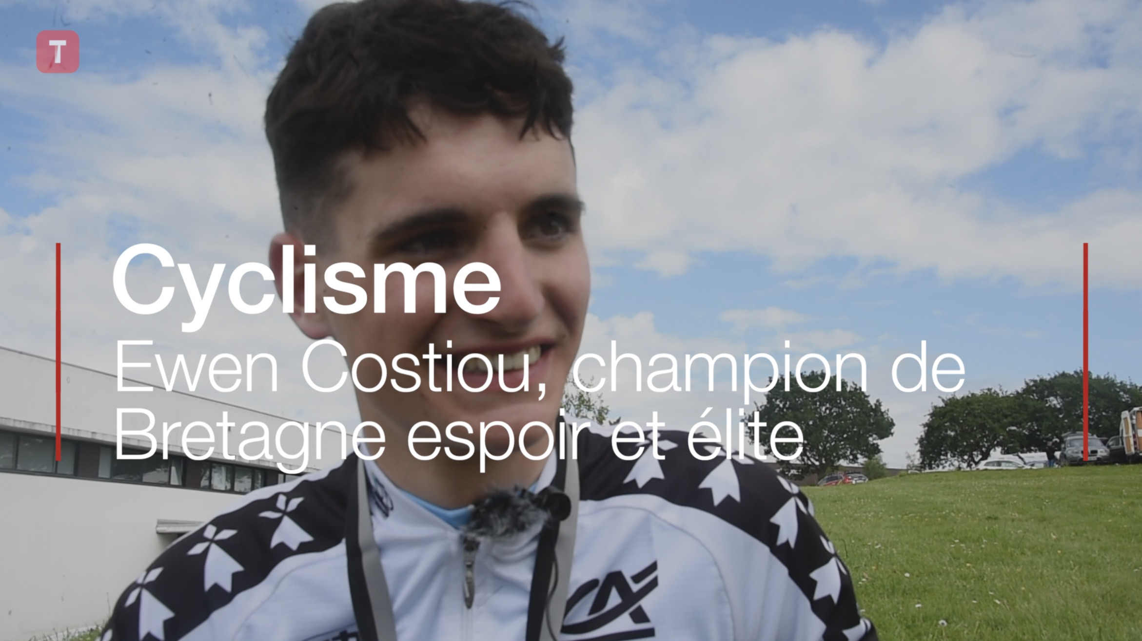 Cyclisme. Ewen Costiou, champion de Bretagne espoir et élite (Le Télégramme)