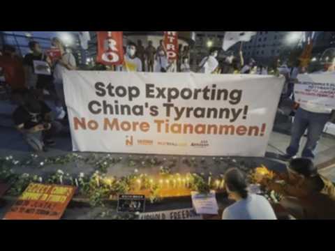 Philippines celebrates the 32nd anniversary of the Tiananmen massacre