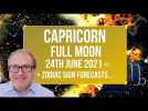 Capricorn Full Moon June 24th 2021 + Zodiac Sign Forecasts