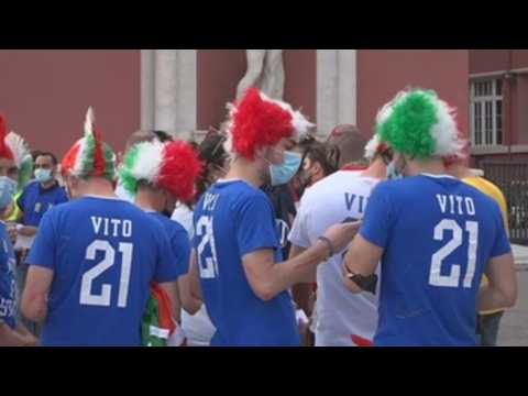 Atmosphere in Rome before the opening match of the Eurocup