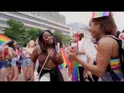 Hundreds march to support LGBTQ+ community in Washington DC