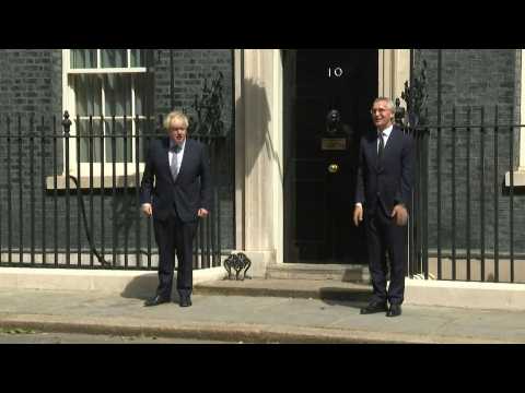 NATO Secretary General Stoltenberg meets British PM Johnson
