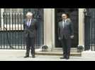 British PM welcomes the Crown Prince of Bahrain to Downing Street