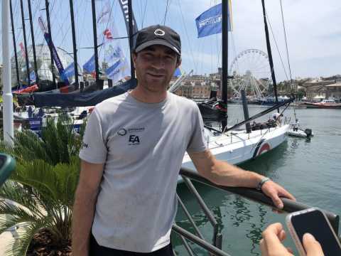 The Ocean Race Europe : les premiers mots de Benjamin Dutreux à l'arrivée à Gênes