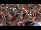 Euro 2020: Denmark fans pay tribute to Christian Eriksen