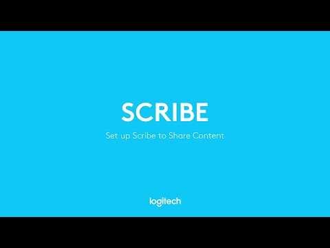 How to Set Up Logitech Scribe with Desktop Video Conferencing Applications