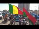 Manifestations de soutien à la junte après le coup d'Etat au Burkina Faso