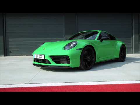 The new Porsche 911 Carrera GTS Coupe Design in Python Green