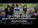 Neuf collégiens liévinois vont rencontrer Emmanuel Macron au Louvre-Lens