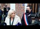 Marine Le Pen en visite à Bruay-la-Buissière