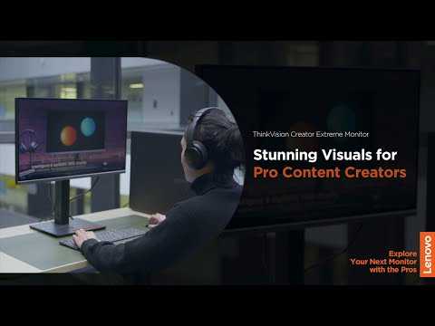 ThinkVision Creator Extreme Monitor: ThinkVision PM Deep Dive | Unboxing and Review