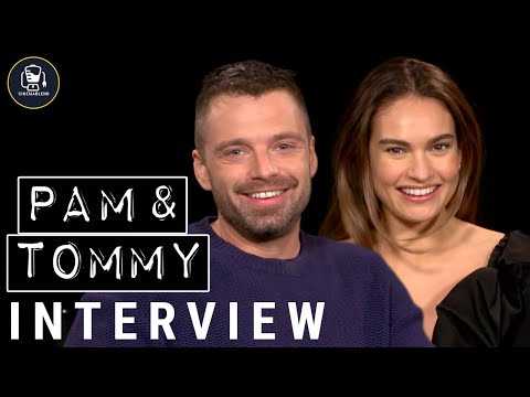 'Pam & Tommy' Interviews | Sebastian Stan, Lily James and Taylor Schilling