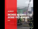 Incendie tennis-club Auray