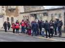 A REIMS, Manif contre le fascisme et la venue de Marine Le Pen