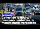 Convoi de la liberté: Plusieurs centaines de manifestants verbalisés à Paris
