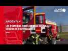 VIDÉO. Les pompiers d'Argentan dotés de deux nouveaux véhicules d'intervention
