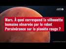 VIDÉO. Mars : à quoi correspond la silhouette humaine observée par le robot Persévérance ?