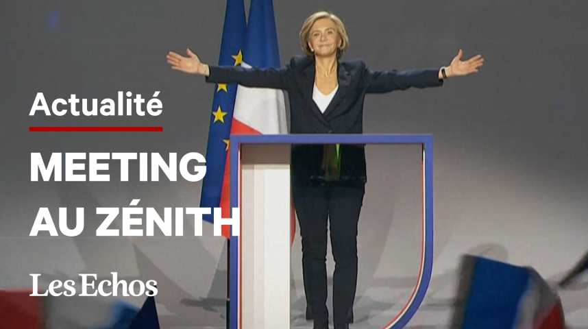 Illustration pour la vidéo Valérie Pécresse : "Avec moi, les salaires des Français augmenteront de 10%"