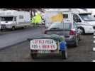 Le convoi de la liberté: une trentaine de véhicules rassemblés au Heysel
