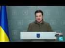 Guerre en Ukraine : le président ukrainien Volodymyr Zelensky exige un 