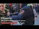 Ukraine: Des manifestations violemment réprimées en Russie