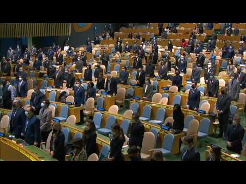 Special UN General Assembly session on Ukraine opens with minute's silence