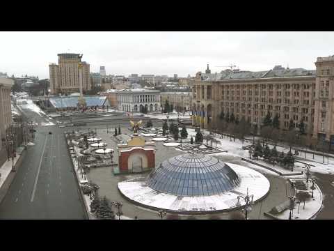 Images from Kyiv's Maidan Square on the sixth day of the Russian invasion