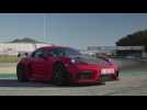 The new Porsche 718 Cayman GT4 RS Design in Red