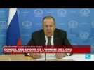 Boycotté à Genève, Sergueï Lavrov accuse l'Ukraine et fustige l'UE