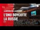 VIDÉO. Guerre en Ukraine : l'ONU boycotte la Russie devant le Conseil des droits de l'homme à Genève