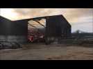 Le Favril : feu dans une ferme, gros dégâts matériels