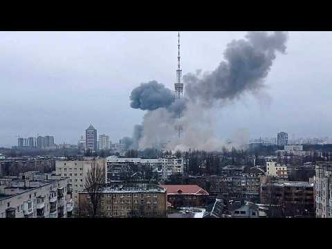Ukraine war: Deadly strike on Kyiv TV tower as Russia targets key infrastructure