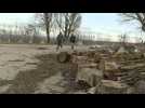 Mortar shells explode as Ukraine minister tours frontline: AFP - Label : AFPTV - First images - Category : News