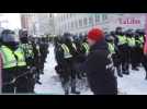 La tension monte à Ottawa entre les manifestants et les forces de l'ordre