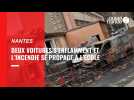 VIDEO. A Nantes, deux voitures s'enflamment et l'incendie se propage à l'école primaire