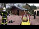 Incendie chemin du Pâtis à Abbeville