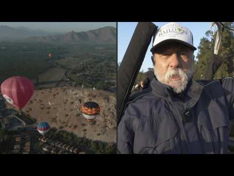 'A life lesson': Hot air balloonists take to the sky in Chile