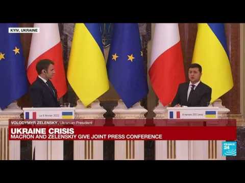 REPLAY - Ukraine crisis: Macron and Zelensky give joint press conference