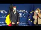 Rencontre entre le Premier ministre Alexander De Croo et la présidente du Parlement européen Roberta Metsola