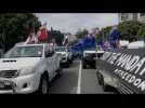 Nouvelle-Zélande: des camions autour du Parlement pour protester contre les mesures sanitaires