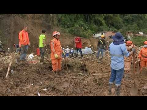 Rescue operations underway after Colombia mudslide