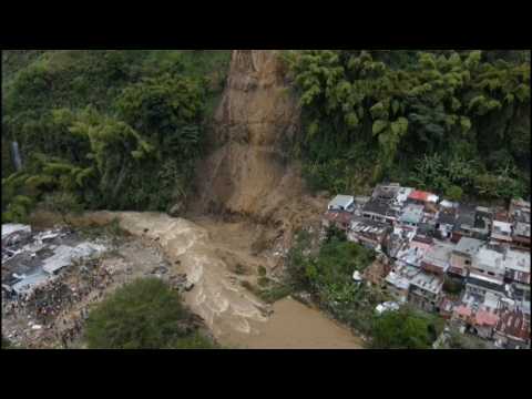 Deadly landslide in Colombia leaves at least 11 dead, dozens injured